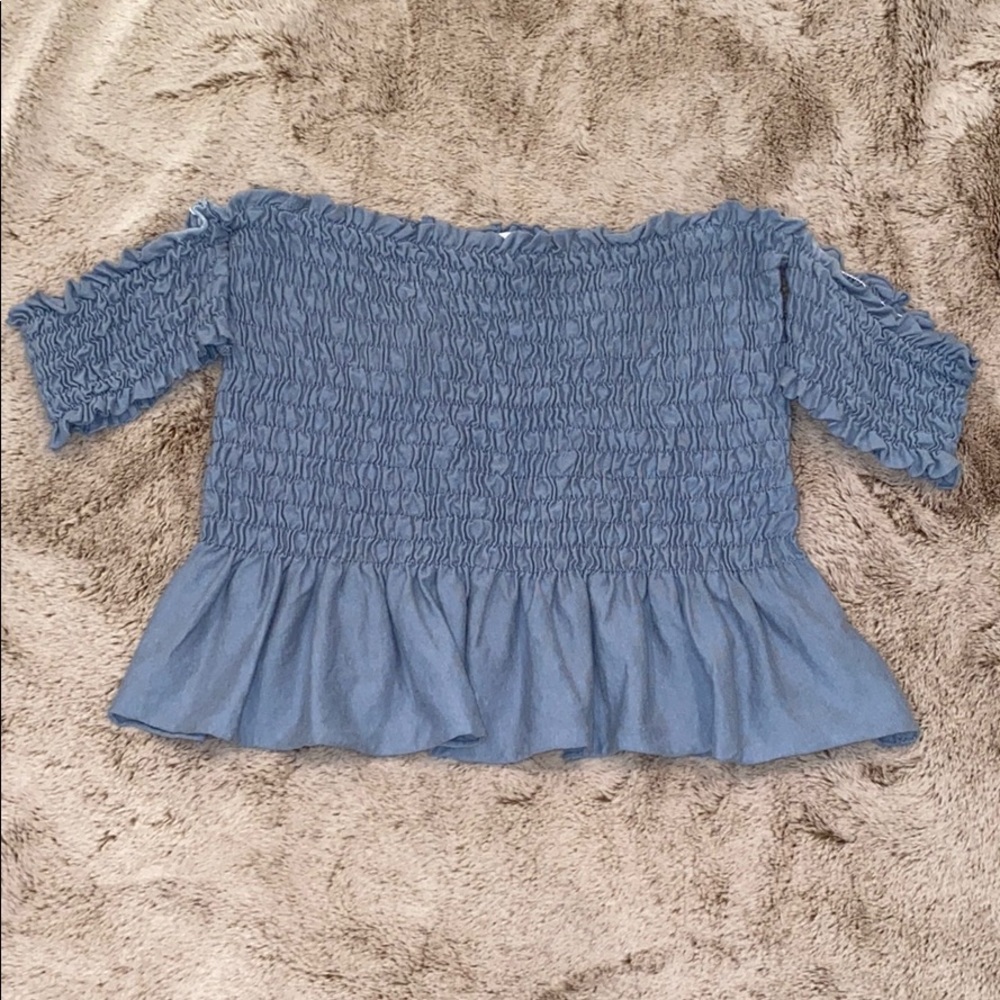 Urban Outfitters Smocked Top
